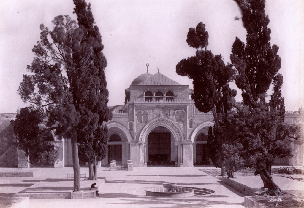 alaqsa mosque bonfils restored