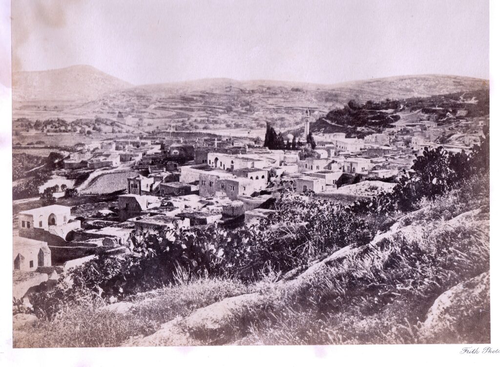 Francis Frith (1822–1898), Nazareth, General View from the North — Francis Frith, circa 1862